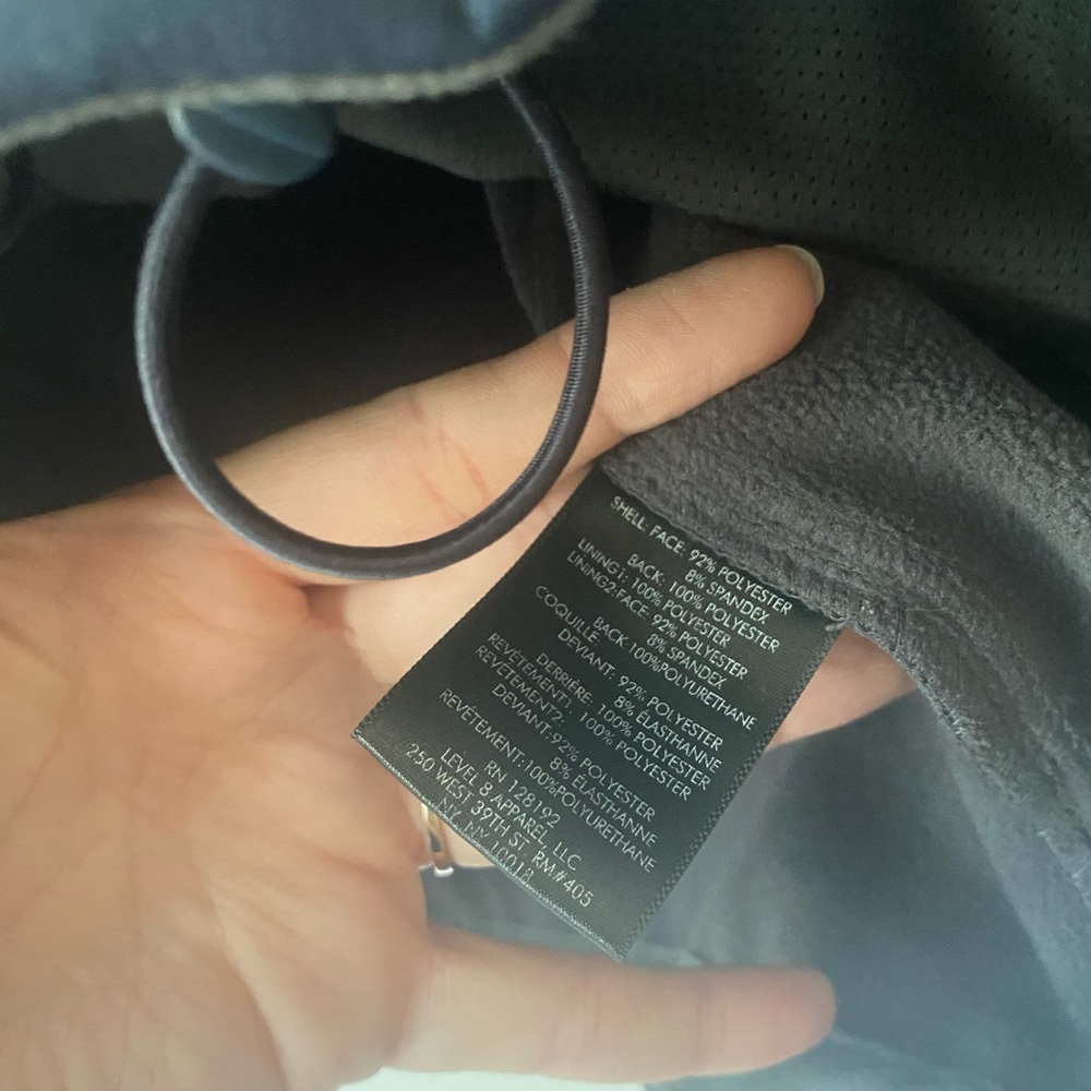 Tumi T Tech Softshell Jacket Blue Zip Front - image 8